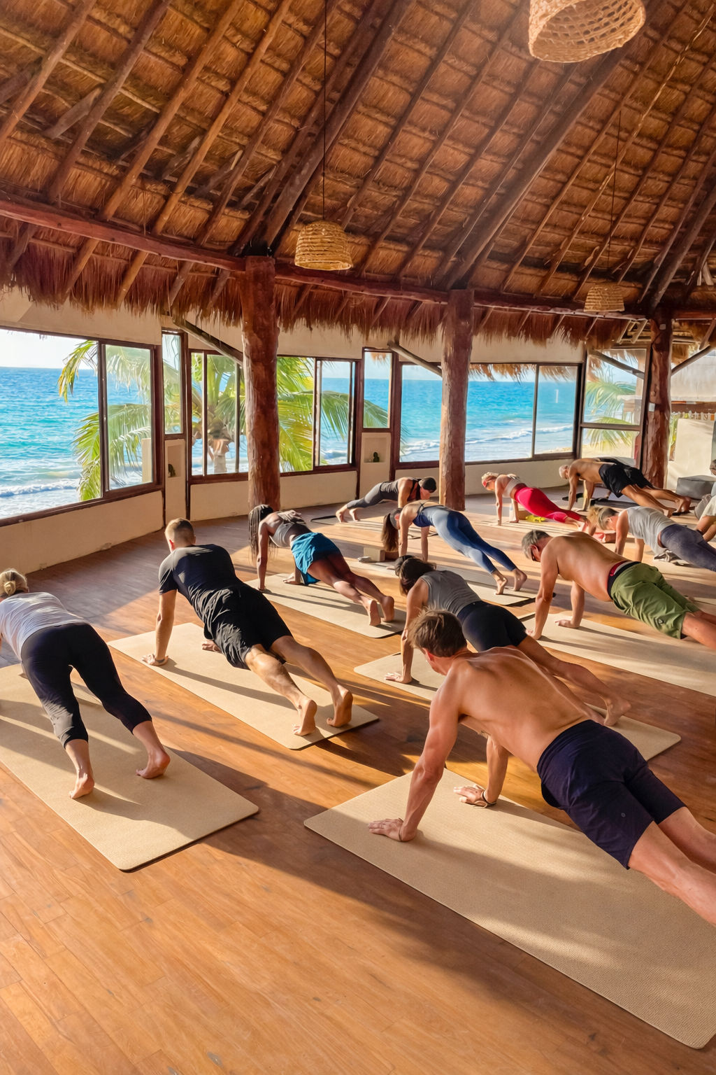 Beachfront yoga shala