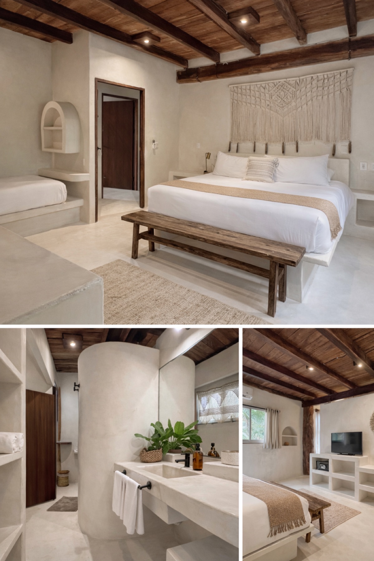 Casa Grande outdoor palapa terrace dining – Amansala Tulum