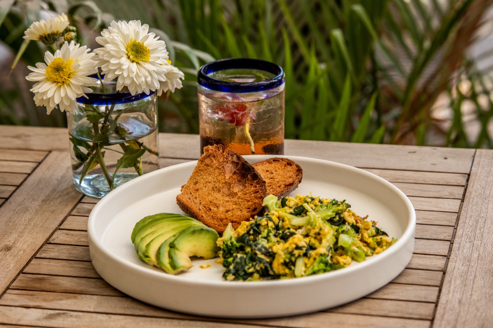 Healthy dish served at Amansala