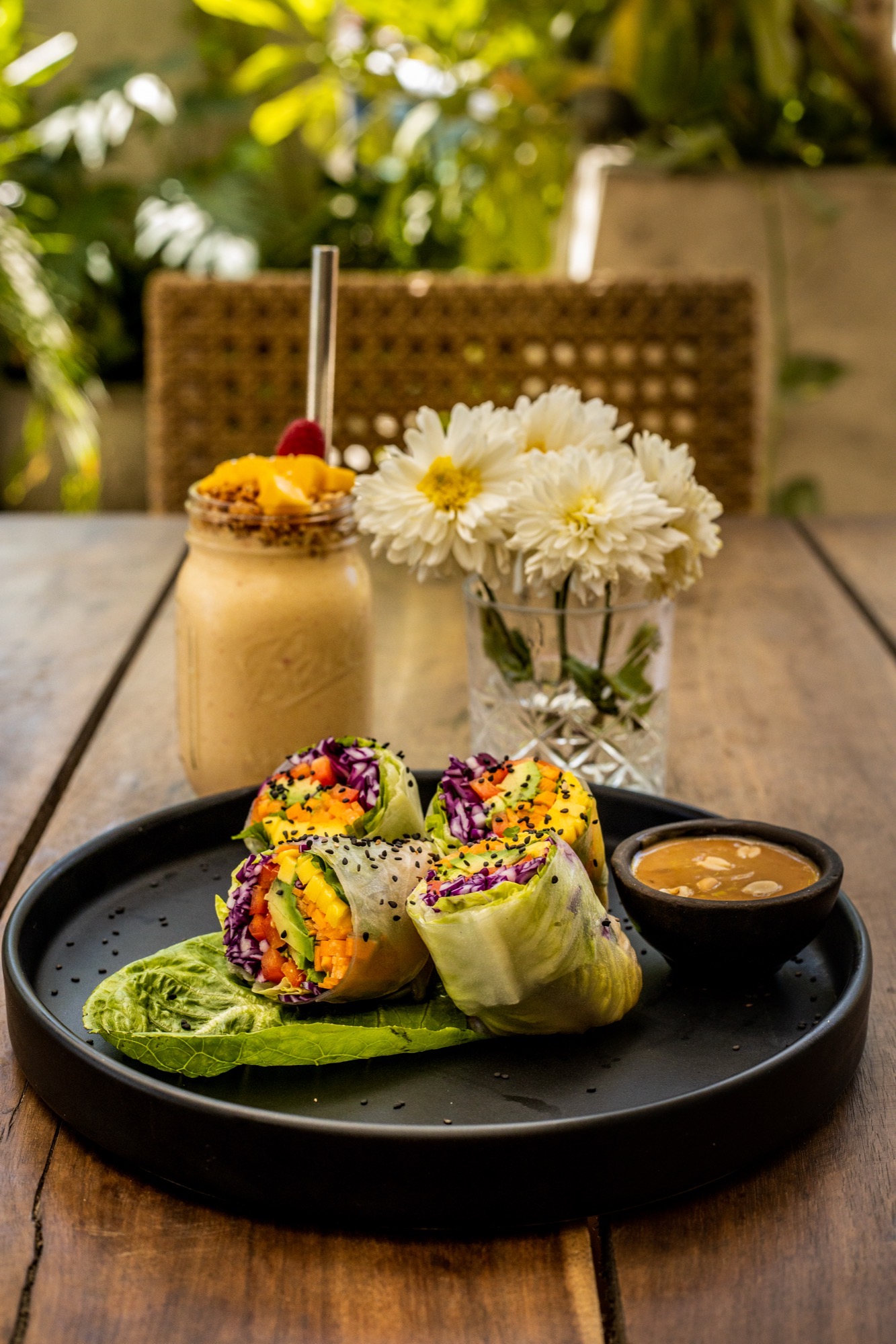 Healthy dish served at Amansala