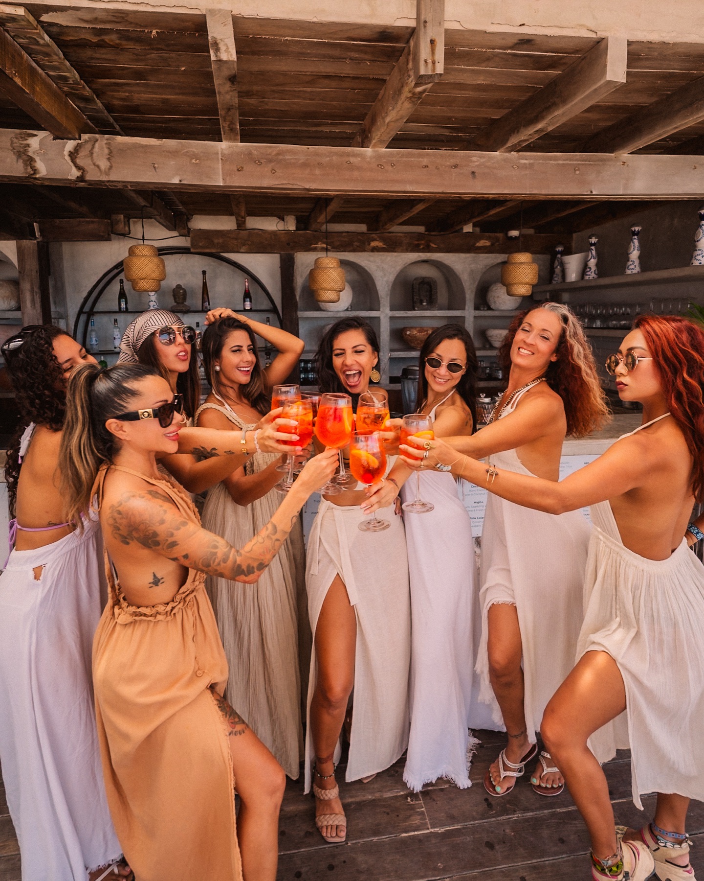 Bachelorette group cheers
