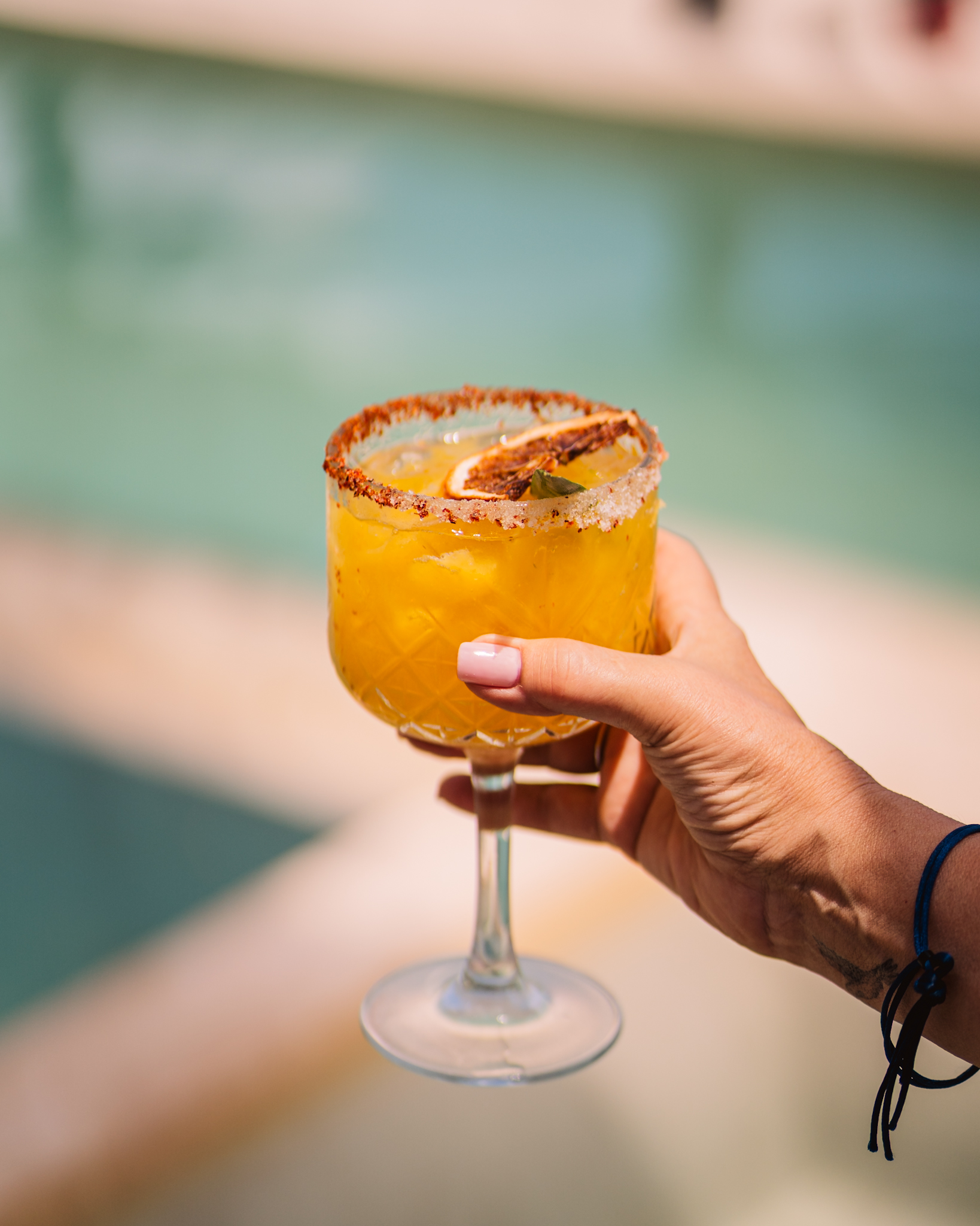 Bar with dried fruit at Amansala