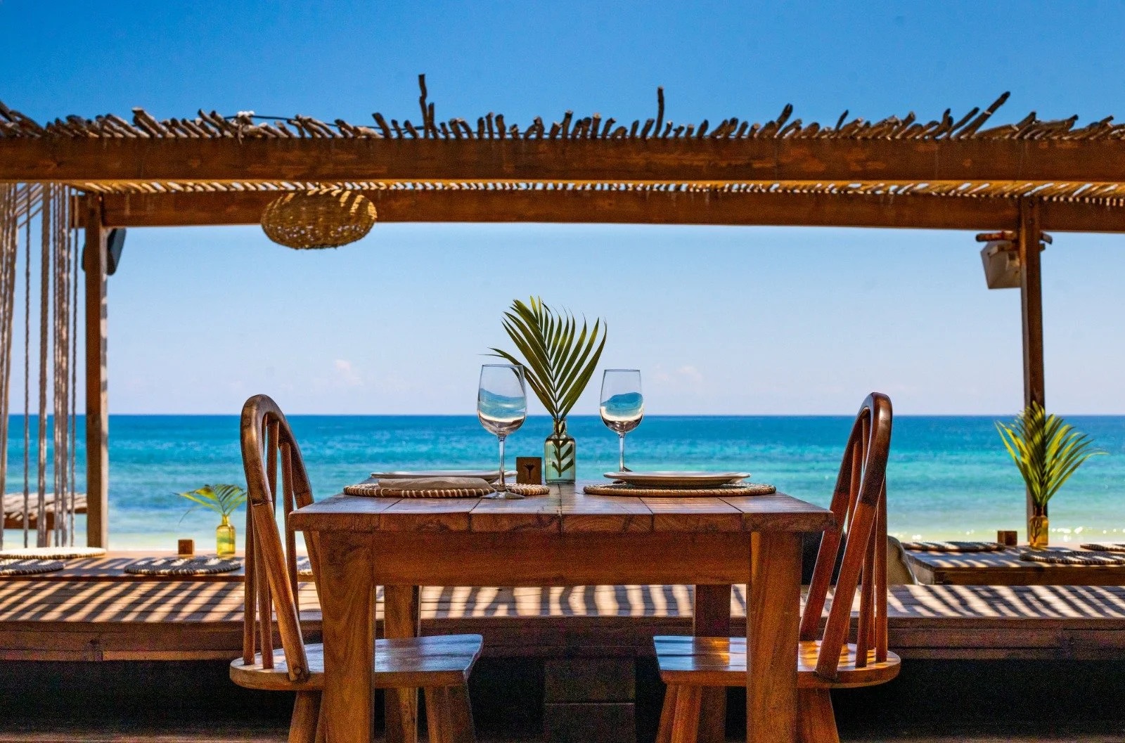 Beach clubbing at Amansala Beach Club Tulum Mexico