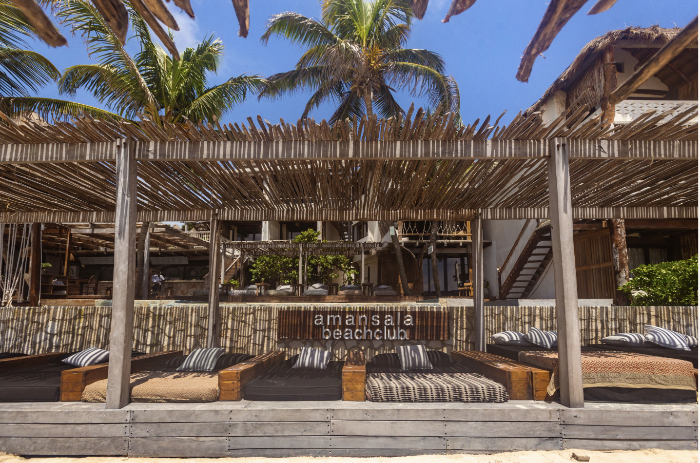 Beachfront hotel in Tulum