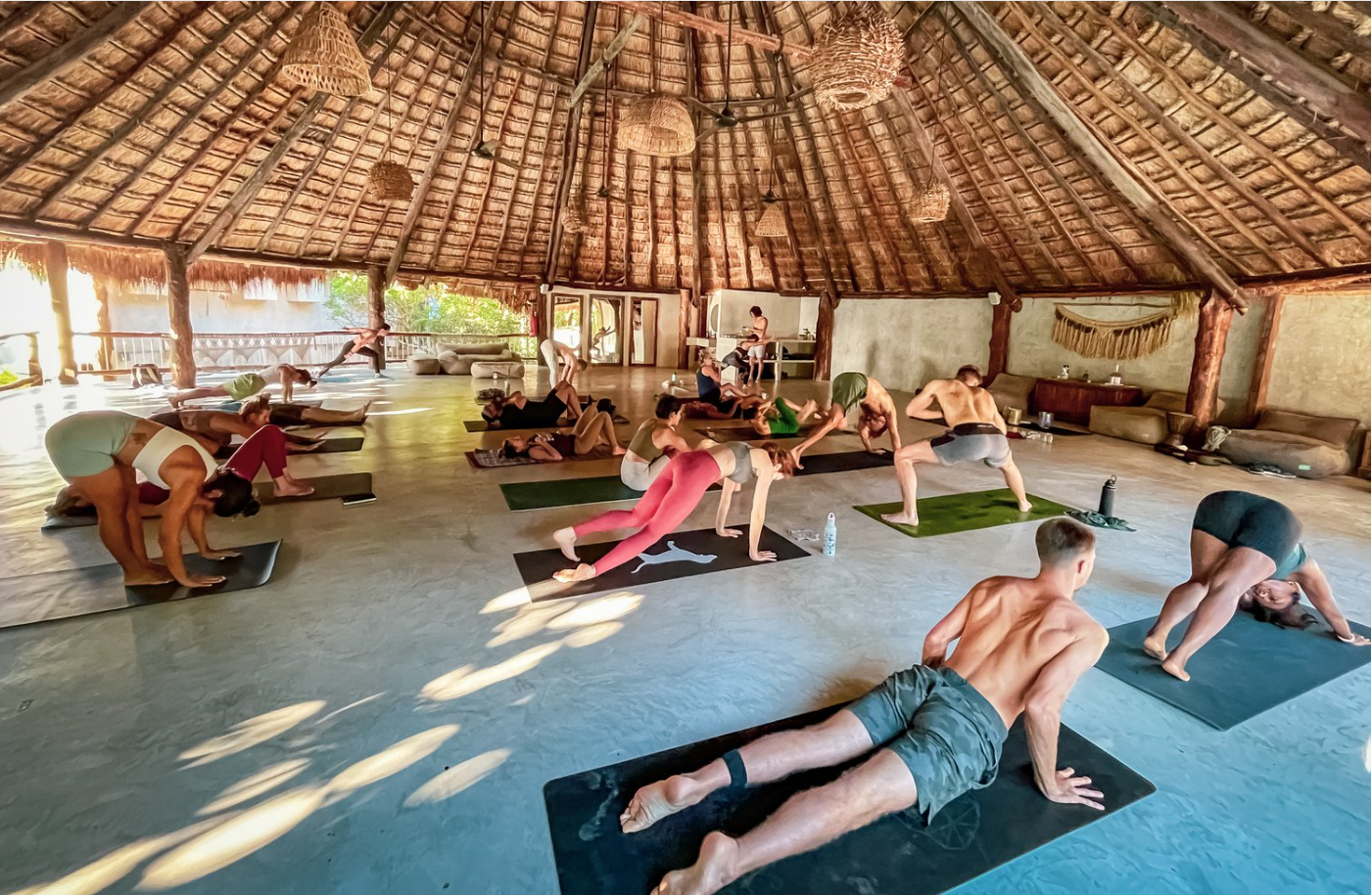 Beach bootcamp wellness retreat