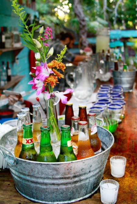 Food and drink presentation at Amansala Hotel weddings