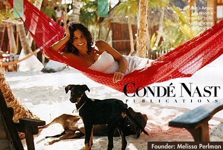 Melissa Perlman, founder of Amansala, featured in Condé Nast Publications for pioneering Bikini Bootcamp in Tulum