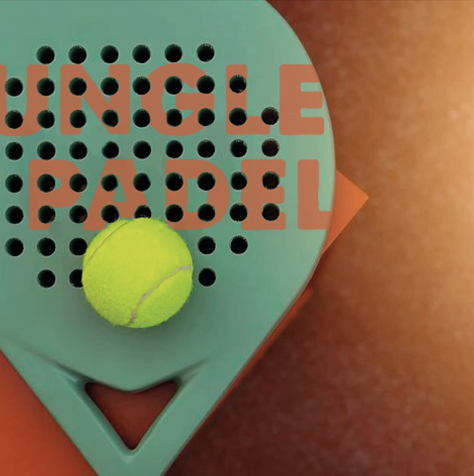 Jungle Padel Tulum court and paddle racket