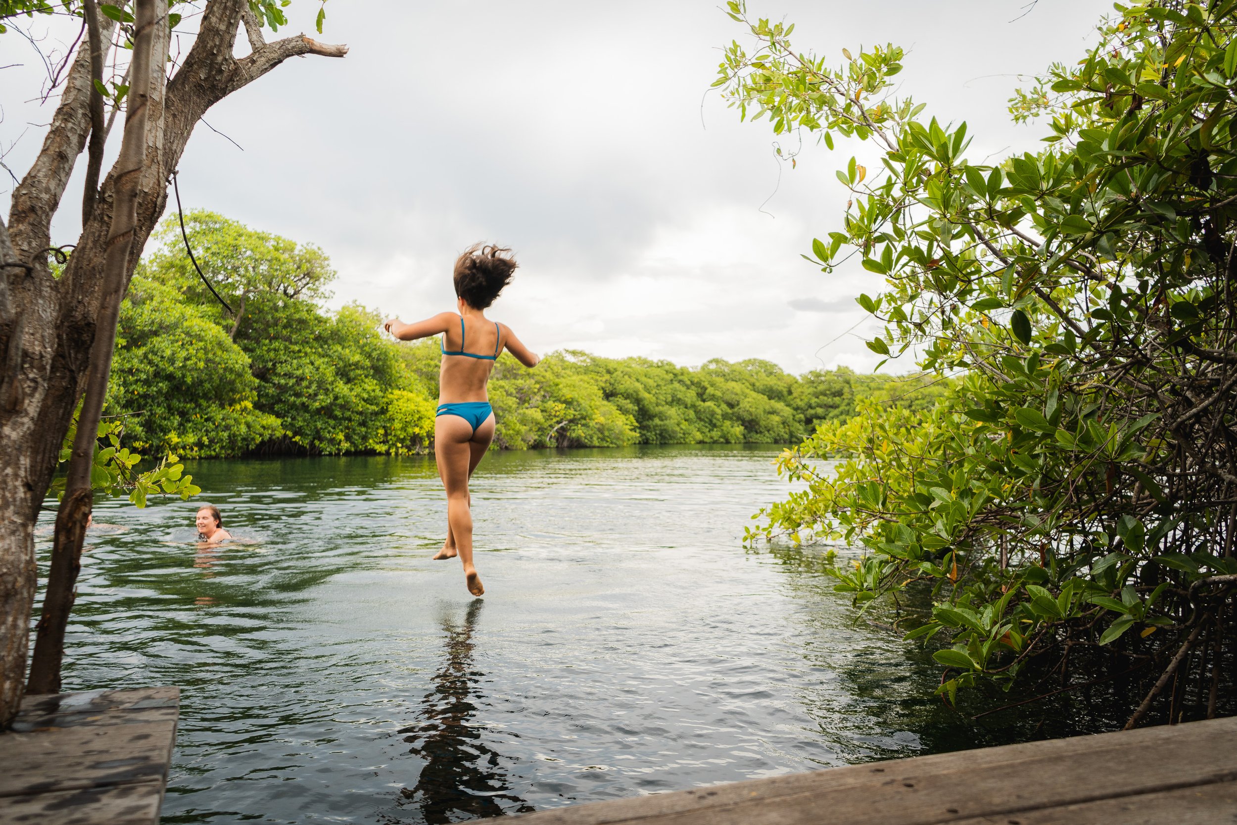 Best places for swimming on the beach of Tulum