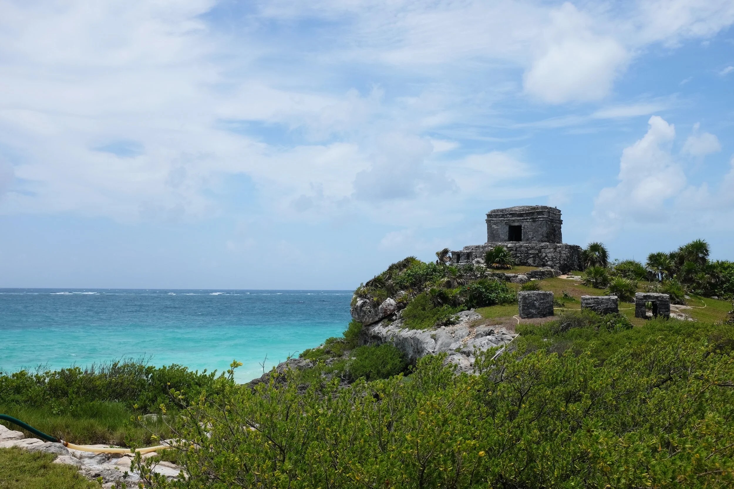 Beachfront yoga and meditation at Amansala Hotel, Tulum